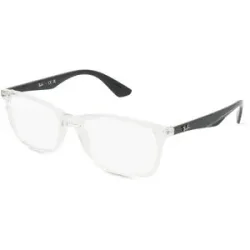 Luxottica Fashion Brillen Vertriebs GmbH Ray-Ban RX7047 Herren-Brille inkl. Gläser Vollrand Quadratisch Kunststoff-Gestell 56/17/145, Weiß