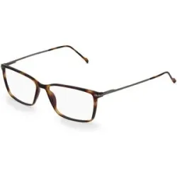 Stepper Eyewear LTD. Fielmann COMFORT 092 FLEX CL Herren-Brille inkl. Gläser Vollrand Quadratisch Kunststoff-Gestell 55/15/140, Grau