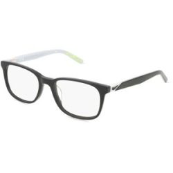 Marchon Germany GmbH Nike 5546 Kinder-Brille inkl. Gläser Vollrand Quadratisch Acetat-Gestell 49/17/135, Schwarz