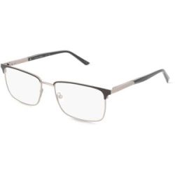 Marchon Germany GmbH Calvin Klein CK25106 Herren-Brille inkl. Gläser Vollrand Eckig Metall-Gestell 56/17/150, Schwarz