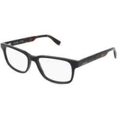 Marchon Germany GmbH Lacoste L2910 Unisex-Brille inkl. Gläser Vollrand Quadratisch Acetat-Gestell 55/17/145, Schwarz