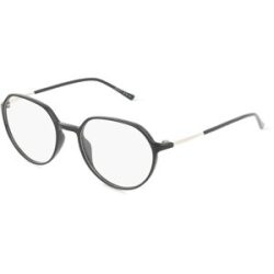 Charmant GmbH Europe Esprit 17133 Damen-Brille inkl. Gläser Vollrand Quadratisch Titan-Gestell 50/18/135, Schwarz