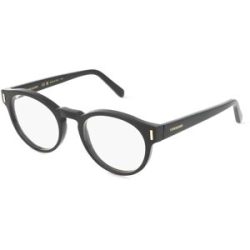 Marchon Germany GmbH Ferragamo SF2998 Unisex-Brille inkl. Gläser Vollrand Panto Acetat-Gestell 50/20/145, Schwarz