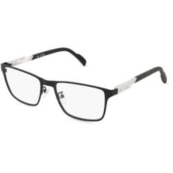 Marcolin Deutschland GmbH Adidas SP5021 Unisex-Brille inkl. Gläser Vollrand Quadratisch Metall-Gestell 54/18/140, Schwarz