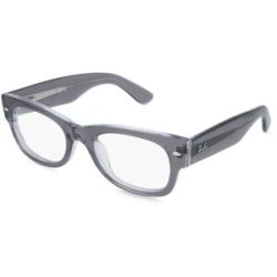 Luxottica Fashion Brillen Vertriebs GmbH Ray-Ban RX0832V MEGA WAYFARER II Unisex-Brille inkl. Gläser Vollrand Quadratisch Kunststoff-Gestell 52/21/145, Grau