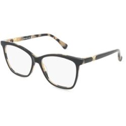 Marcolin Deutschland GmbH Max Mara MM5017 Unisex-Brille inkl. Gläser Vollrand Butterfly Acetat-Gestell 53/14/140, Schwarz