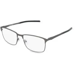 Marcolin Deutschland GmbH adidas SP5094 Herren-Brille inkl. Gläser Vollrand Eckig Metall-Gestell 57/17/140, Grau