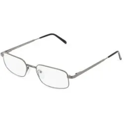 Suncute Industries Co., Ltd. Fielmann MC 313 MOD FLEX CL Herren-Brille inkl. Gläser Vollrand Quadratisch Metall-Gestell 53/19/140, Grau