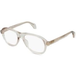Luxottica Fashion Brillen Vertriebs GmbH Moncler ME2025U Unisex-Brille inkl. Gläser Vollrand Quadratisch Acetat-Gestell 55/19/145, Gelb