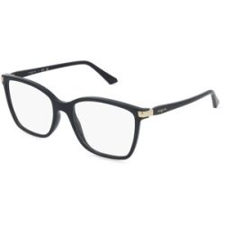 Luxottica Fashion Brillen Vertriebs GmbH Vogue 0VO5654 Damen-Brille inkl. Gläser Vollrand Quadratisch Kunststoff-Gestell 53/17/140, Schwarz