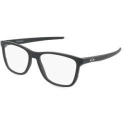 Luxottica Fashion Brillen Vertriebs GmbH Oakley OX8163 Herren-Brille inkl. Gläser Vollrand Rund Kunststoff-Gestell 55/17/141, Schwarz