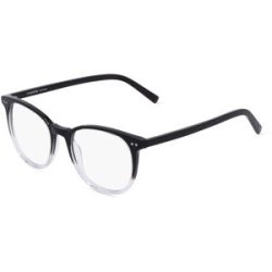 DE RIGO Vision D.A.CH. GmbH Rodenstock 5356 Unisex-Brille inkl. Gläser Vollrand Rund Kunststoff-Gestell 50/19/145, Schwarz