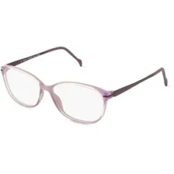 Stepper Eyewear LTD. Fielmann COMFORT 114 CL Damen-Brille inkl. Gläser Vollrand Quadratisch TR90-Gestell 52/13/130, Lila