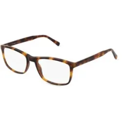 C&S CO. LTD. Fielmann ABC 062 CL DAVID Herren-Brille inkl. Gläser Vollrand Quadratisch Acetat-Gestell 53/19/145, Havanna