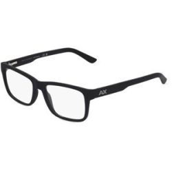 Luxottica Fashion Brillen Vertriebs GmbH Armani Exchange AX3016 Herren-Brille inkl. Gläser Vollrand Quadratisch Acetat-Gestell 53/17/145, Schwarz