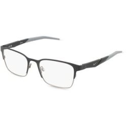 Marchon Germany GmbH Nike NK8185 Herren-Brille inkl. Gläser Vollrand Eckig Metall-Gestell 56/20/145, Schwarz