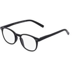 Brille. JUNIOR G35400 schwarz +2.00 dpt. Panto-Kunststoffbrille mit passendem Etui