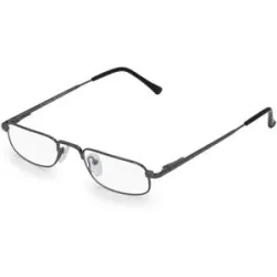 Suncute Industries Co., Ltd. Fielmann MC 254 FLEX TR Herren-Brille inkl. Gläser Vollrand Halb Metall-Gestell 49/21/145, Grau