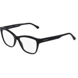 Luxottica Fashion Brillen Vertriebs GmbH Emporio Armani EA3194 Damen-Brille inkl. Gläser Vollrand Cat Eye Acetat-Gestell 54/16/140, Schwarz