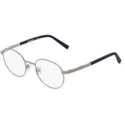 Marcolin Deutschland GmbH Timberland TB1724 Unisex-Brille inkl. Gläser Vollrand Rund Edelstahl-Gestell 50/21/145, Braun