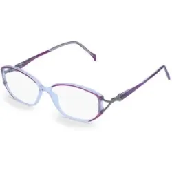Stepper Eyewear LTD. Fielmann COMFORT 035 TR Damen-Brille inkl. Gläser Vollrand Quadratisch TR90-Gestell 52/12/130, Lila