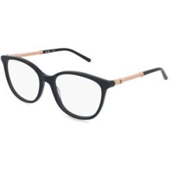 DE RIGO Vision D.A.CH. GmbH Escada VESG30 Damen-Brille inkl. Gläser Vollrand Butterfly Kunststoff-Gestell 54/17/140, Schwarz