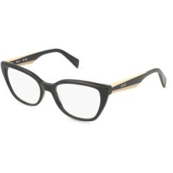 Marchon Germany GmbH Liu Jo LJ2838 Damen-Brille inkl. Gläser Vollrand Cat Eye Acetat-Gestell 53/18/140, Schwarz