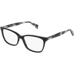 Marchon Germany GmbH DKNY DK5097 Damen-Brille inkl. Gläser Vollrand Eckig Acetat-Gestell 53/15/140, Schwarz