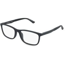 Luxottica Fashion Brillen Vertriebs GmbH Emporio Armani EA3280U Herren-Brille inkl. Gläser Vollrand Quadratisch Kunststoff-Gestell 55/17/145, Schwarz