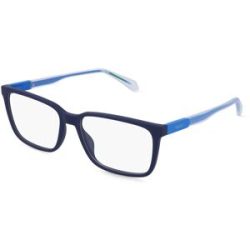 Safilo GmbH Polaroid PLD D620 Herren-Brille inkl. Gläser Vollrand Eckig Kunststoff-Gestell 56/16/145, Blau