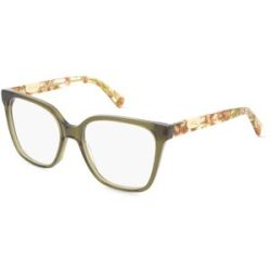 Marchon Germany GmbH Longchamp LO2765 Unisex-Brille inkl. Gläser Vollrand Eckig Acetat-Gestell 52/16/140, Grün