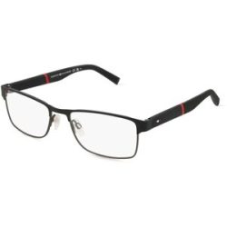 Safilo SpA Tommy Hilfiger Eyewear TH 2041 Herren-Brille inkl. Gläser Vollrand Quadratisch Edelstahl-Gestell 54/18/145, Schwarz