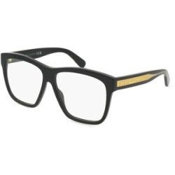 Thélios Stella McCartney SC50045I Damen-Brille inkl. Gläser Vollrand Quadratisch Kunststoff-Gestell 57/13/140, Schwarz