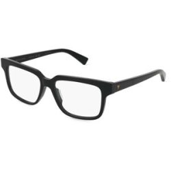 Kering Eyewear Spa Bottega Veneta  BV1256O Unisex-Brille inkl. Gläser Vollrand Quadratisch Acetat-Gestell 54/16/145, Schwarz