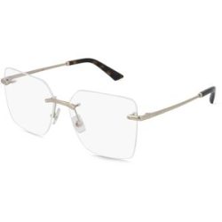 Luxottica Fashion Brillen Vertriebs GmbH Jimmy Choo JC2020B Damen-Brille inkl. Gläser Randlos Quadratisch Metall-Gestell 55/15/140, Gold