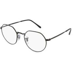 Luxottica Fashion Brillen Vertriebs GmbH Ray-Ban RX6465 Unisex-Brille inkl. Gläser Vollrand Geometrisch Metall-Gestell 49/20/140, Schwarz