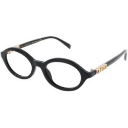 Kering Eyewear Spa Gucci GG2153O Damen-Brille inkl. Gläser Vollrand Rund Acetat-Gestell 51/19/140, Schwarz
