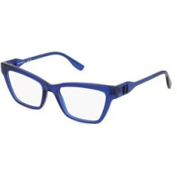 Marchon Germany GmbH Karl Lagerfeld KL6135 Unisex-Brille inkl. Gläser Vollrand Quadratisch Acetat-Gestell 53/18/140, Blau