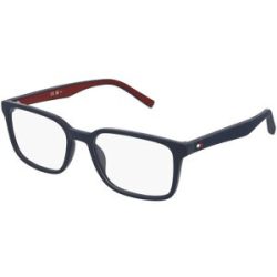 Safilo GmbH Tommy Hilfiger Eyewear TH 2049 Herren-Brille inkl. Gläser Vollrand Quadratisch Kunststoff-Gestell 53/18/145, Blau