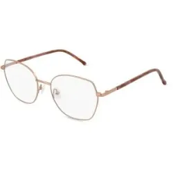 Wenzhou Bada Optical Co. , LTD Fielmann BD 554 FA Damen-Brille inkl. Gläser Vollrand Quadratisch Edelstahl-Gestell 52/18/140, Pink