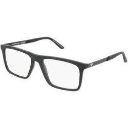 Luxottica Fashion Brillen Vertriebs GmbH Emporio Armani EA3253 Herren-Brille inkl. Gläser Vollrand Quadratisch Kunststoff-Gestell 55/17/145, Schwarz