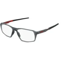 Luxottica Fashion Brillen Vertriebs GmbH Oakley OX8170 TENSILE Herren-Brille inkl. Gläser Vollrand Quadratisch Kunststoff-Gestell 56/17/138, Grau