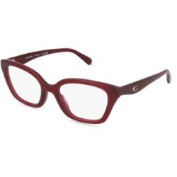 Luxottica Fashion Brillen Vertriebs GmbH Coach 0HC6270U Damen-Brille inkl. Gläser Vollrand Cat Eye Acetat-Gestell 53/20/140, Rot