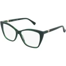 Marcolin Deutschland GmbH Max Mara MM5036 Damen-Brille inkl. Gläser Vollrand Cat Eye Acetat-Gestell 54/14/140, Grün