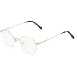 Wenzhou Bada Optical Co. , LTD Fielmann BD 526 CL Unisex-Brille inkl. Gläser Vollrand Rund Metall-Gestell 49/20/145, Gold