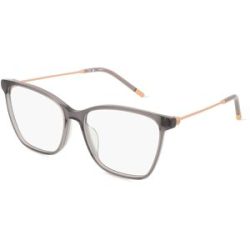 DE RIGO Vision D.A.CH. GmbH Furla FULVFU635 Unisex-Brille inkl. Gläser Vollrand Quadratisch Kunststoff-Gestell 54/15/140, Weiß