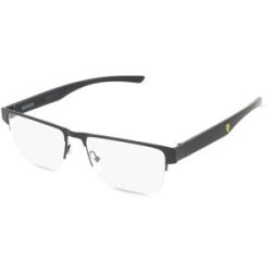 Luxottica Fashion Brillen Vertriebs GmbH Scuderia Ferrari FZ7007 Herren-Brille inkl. Gläser Halbrand Halb Metall-Gestell 55/17/145, Schwarz