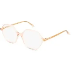 C&S CO. LTD. Fielmann ABC 092 FA EMMA Damen-Brille inkl. Gläser Vollrand Geometrisch Acetat-Gestell 55/16/145, Pink