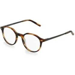 Bossin Eyewear Fielmann BC 012 FLEX CL Unisex-Brille inkl. Gläser Vollrand Panto Kunststoff-Gestell 46/20/135, Havanna