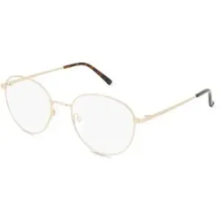 Wenzhou Bada Optical Co. , LTD Fielmann BD 600 CL BO Unisex-Brille inkl. Gläser Vollrand Panto Edelstahl-Gestell 46/20/135, Gold